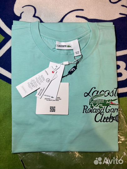 Новая футболка Lacoste Roland Garros