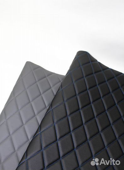 Стеганая экокожа - декоративный материал