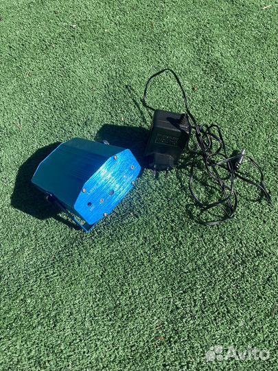 Лазерный мини проектор цветомузыка