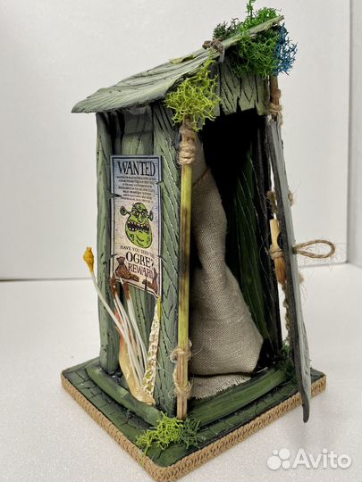 Копилка, бокс для подарков Туалет Шрека