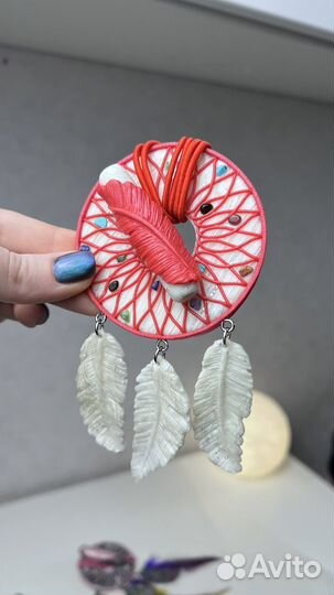 Заколка для афрокос, доедов, волос ручная работа