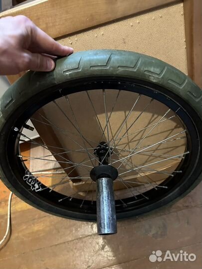 Переднее колесо на бмх