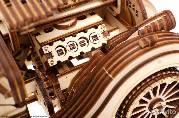 Подарок Сувенир 3D-пазл ugears «Родстер»