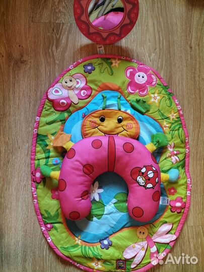 Погремушки, мобиль, коврик развивающий