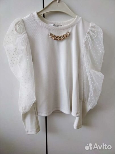 Блузка школьная 134-140