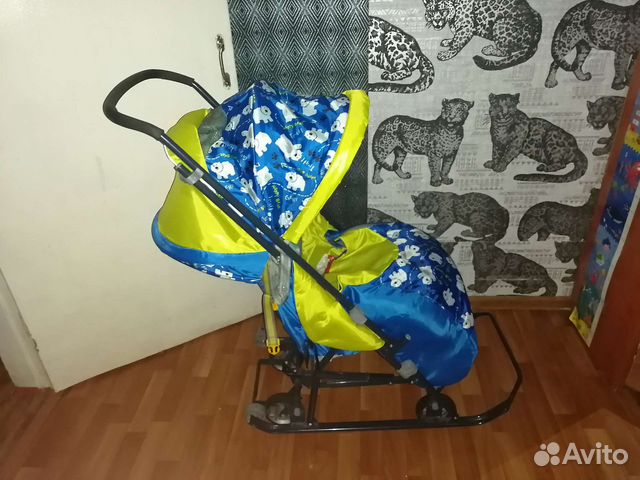 Санки коляска Nika (с колесами)
