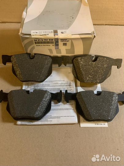 Колодки тормозные задние BMW 3-E90/ E92/ 5-E60