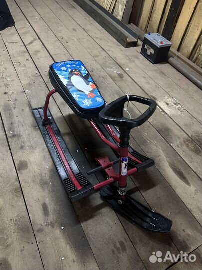 Снегокат детский высокий