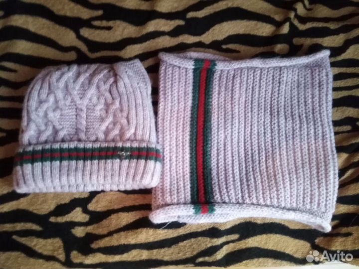 Шапка и шарф(зима) на 5-7лет