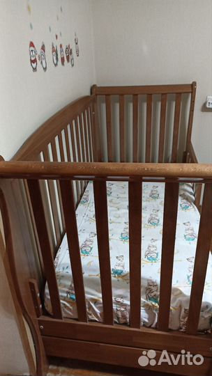 Кровать детская из бука фирмы Лель