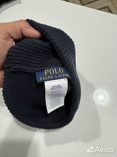 Шапка polo ralph lauren с мишкой