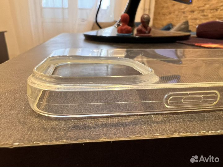 Чехол на iPhone 13 pro max прозрачный(силиконовый)