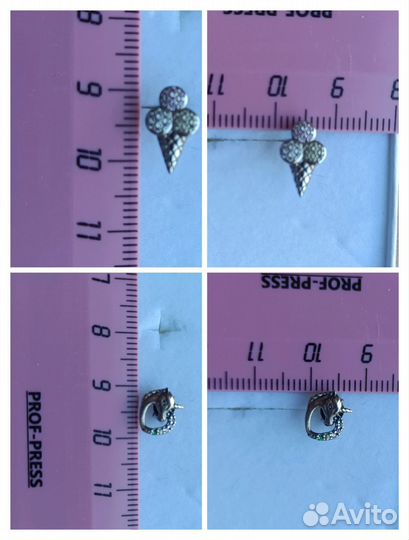 Серьги гвоздики