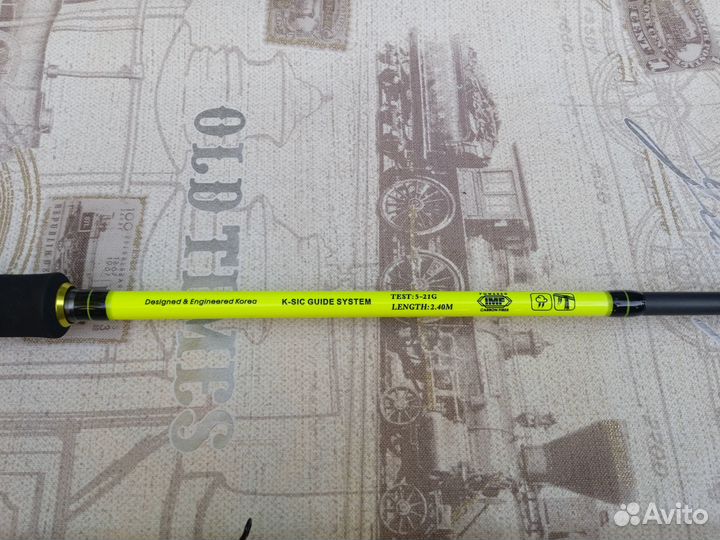 Спиннинги Максимус 5-21г 2,4м и Мифайн 4-18г 2,1м