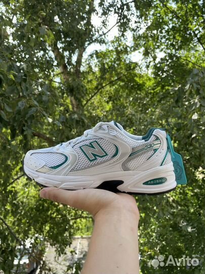 New Balance 530 'White Silver Green' Оригинал Женс