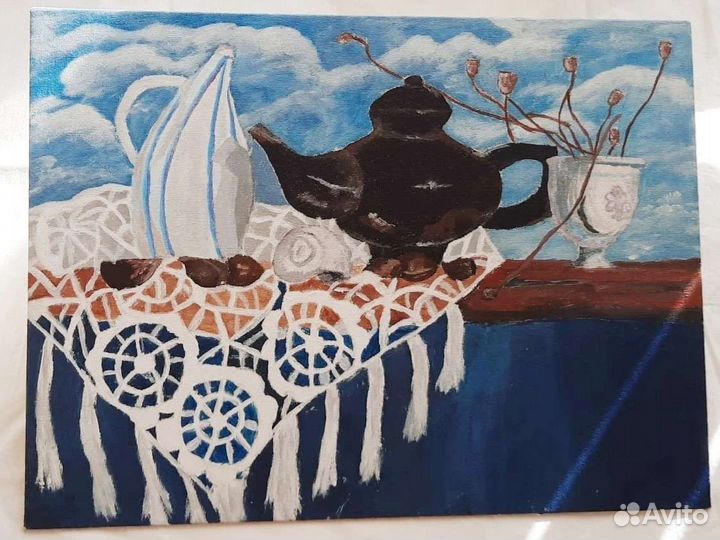 Картина акрилом на холсте