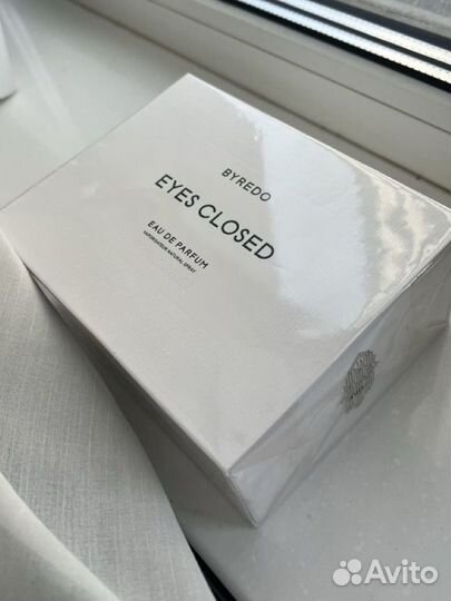 Духи byredo eyes closed новые 100 мл