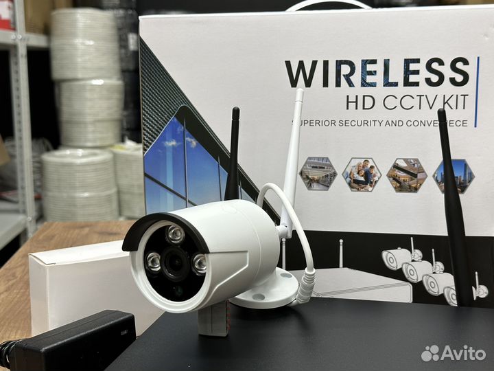 Беспроводной комплект WiFi видеонаблюдения