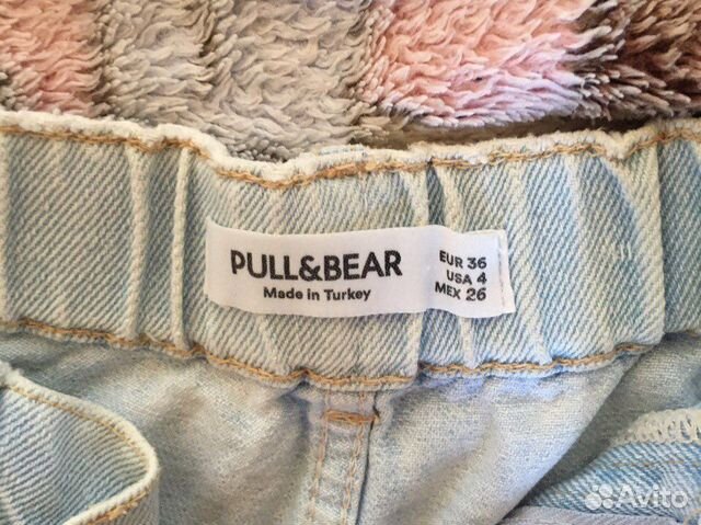 Джинсовые шорты женские pull&bear