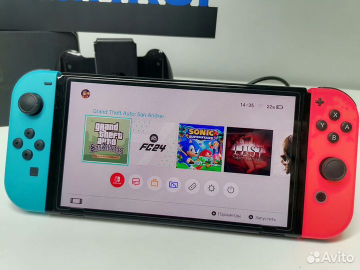 Прошита Nintendo Switch Oled 320gb+999игр