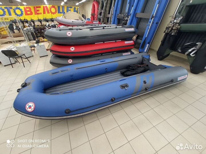 Лодка mishimo river JET 460 под водомет blue