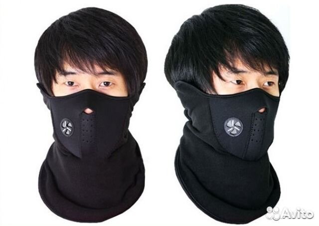 Полу маска балаклава теплая. Флис.X Sport