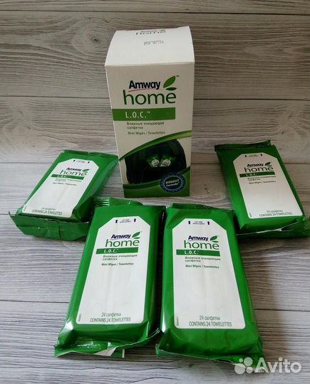 Amway Влажные салфетки loc лок