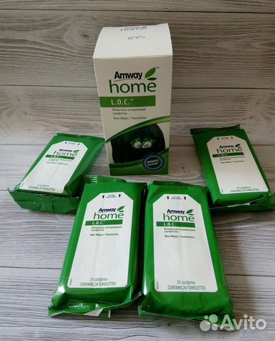 Amway Влажные салфетки loc лок