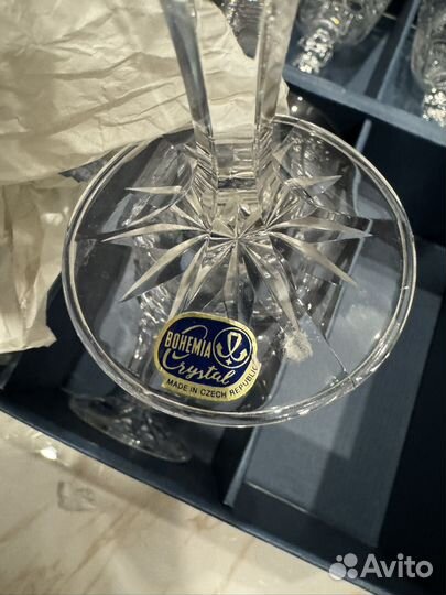 Хрустальные бокалы чехия