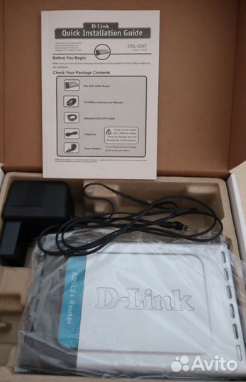 Роутер D-Link DSL-524T