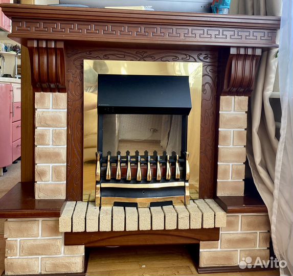 Электрический камин с порталом