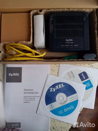 Модем zyxel adsl2+