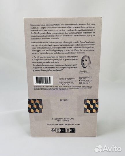 Essential parfums bois imperial Оригинал