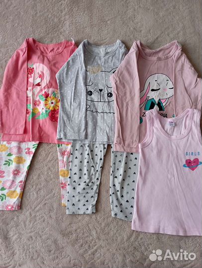 Пакет одежды для девочки на 3 - 4 года