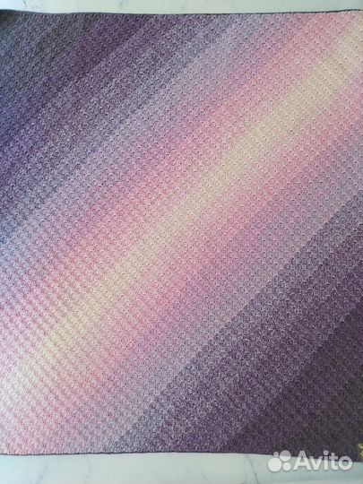 Плед для новорожденной 88х88 см