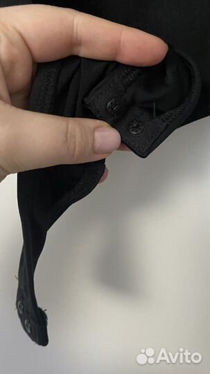 Боди женское черное