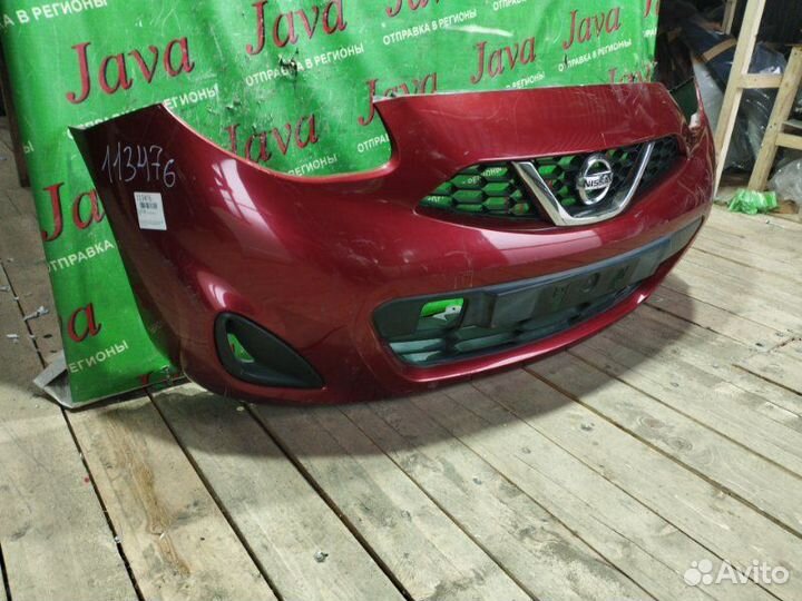 Бампер передний Nissan March K13 HR12DE 2017