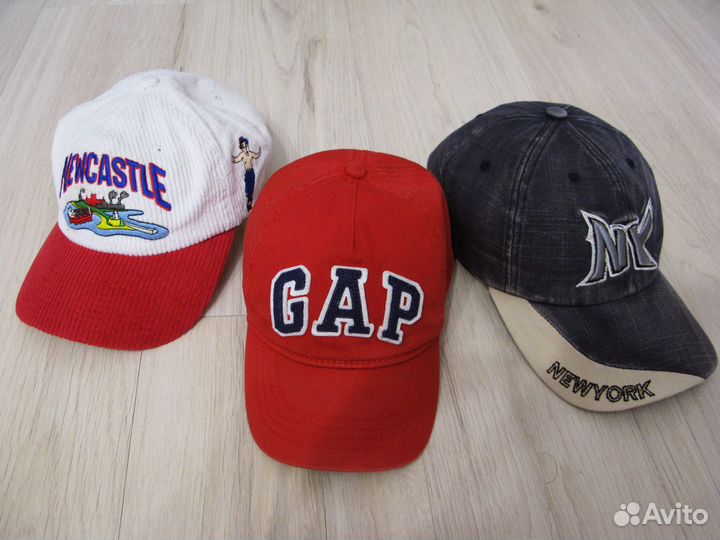 Винтажные бейсболки Y2K SK8 Gap, New York