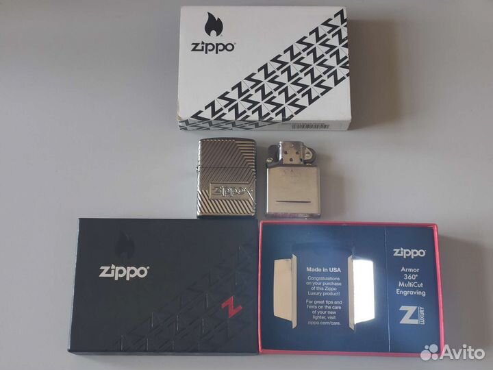 Зажигалка Zippo, Armor 360, Bolts Design 29672