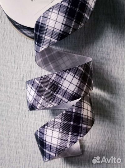 Репсовая лента с рисунком