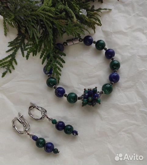 Серьги из натуральных камней на заказ