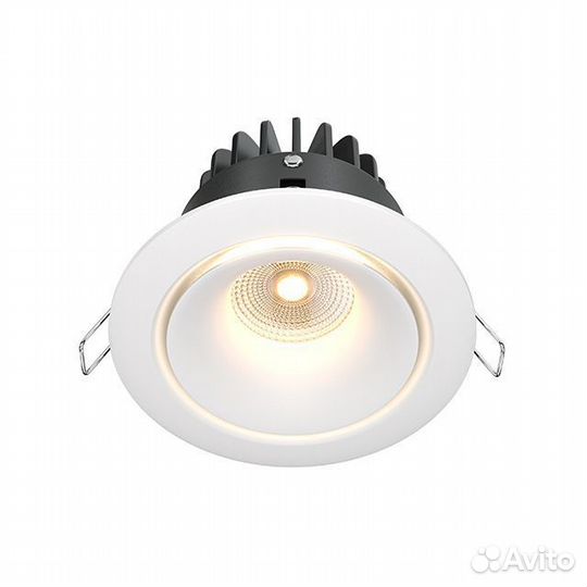 Встраиваемый светильник Yin DL031-L12W3K-D-W