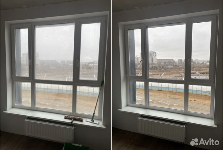 Мойка окон, витрин, лоджий, балконов