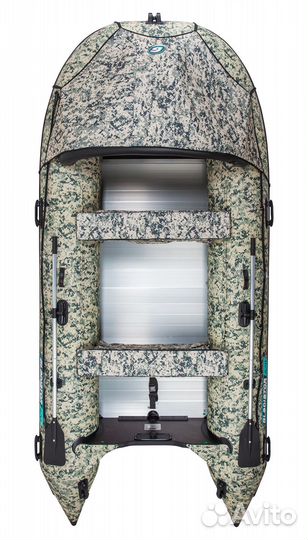 Лодка Gladiator C420AL camo в кредит