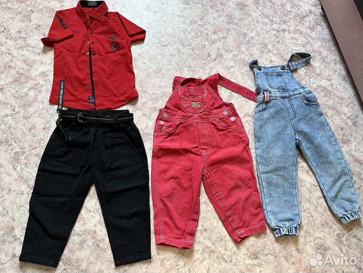 Вещи для мальчика 2-3 лет пакетом