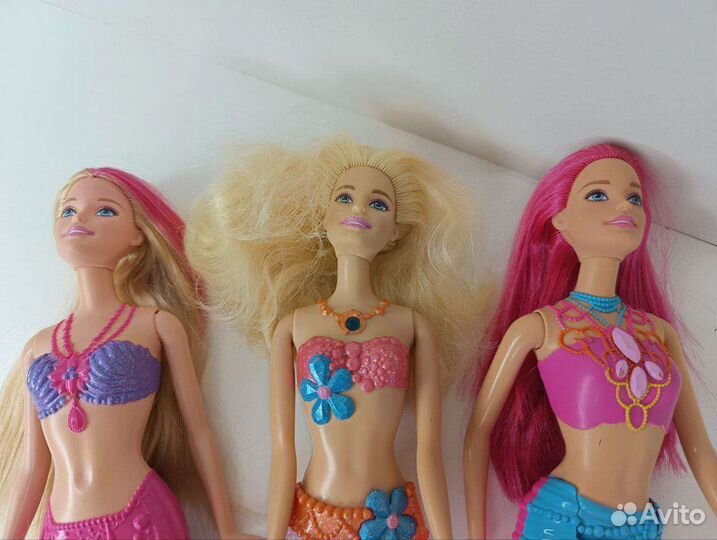 Барби русалка mattel лот
