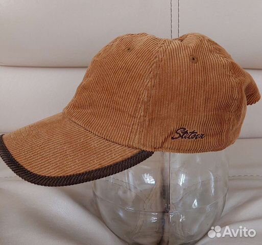 Бейсболка вельветовая