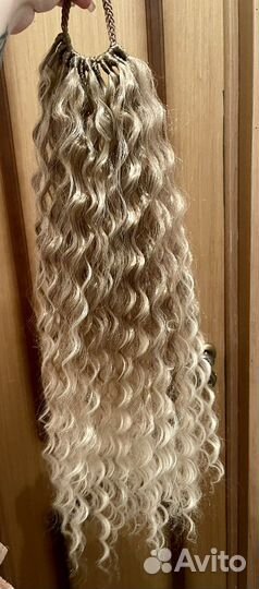 Хвост из афролоканов на резинке