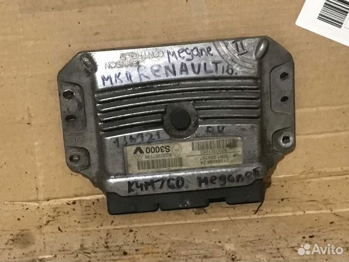 Эбу мозги двс K4M760 Renault Megane Scenic 2 МКПП