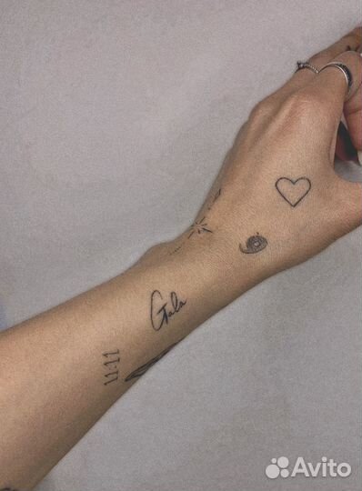 Татуировки, перманент бровей губ